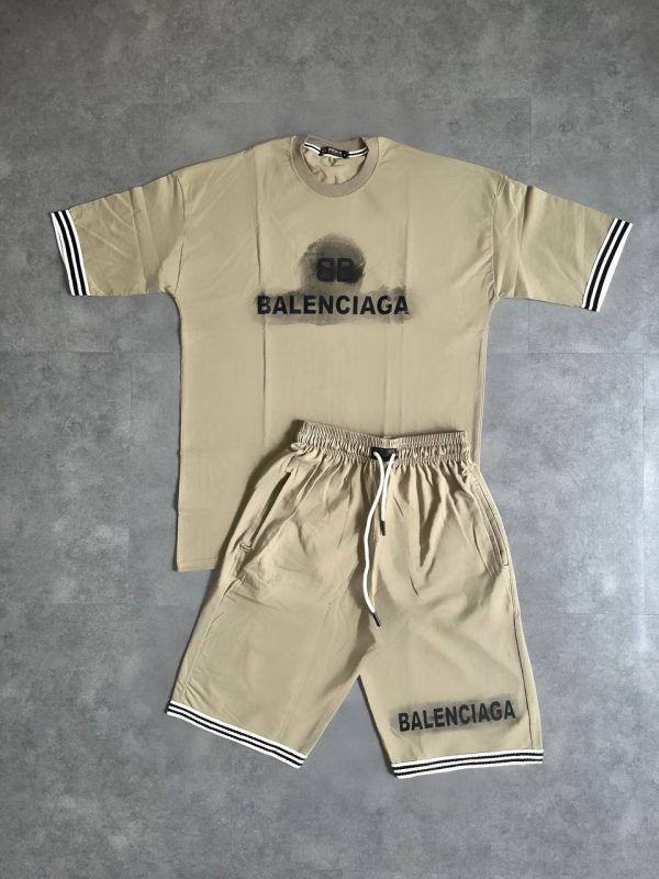ست تیشرت و شلوارک مردانه Balenciaga