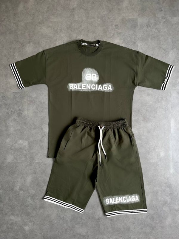 ست تیشرت و شلوارک مردانه Balenciaga