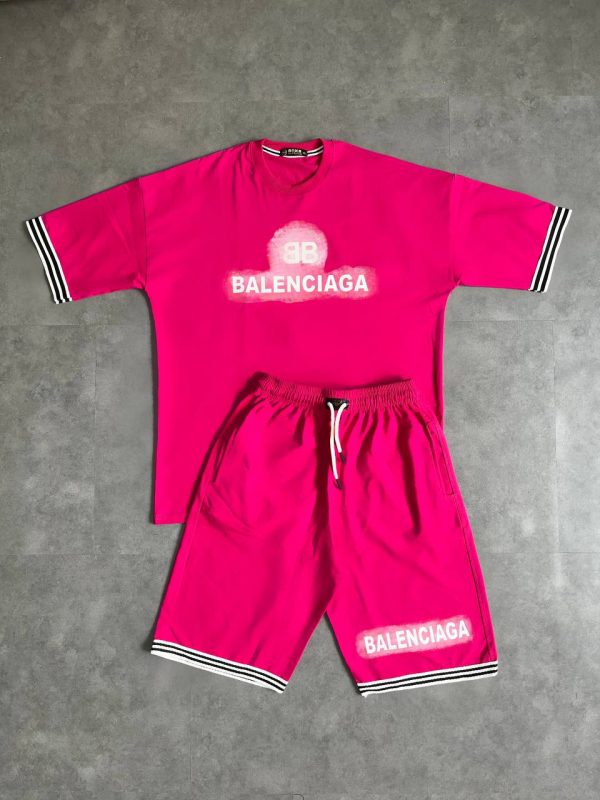 ست تیشرت و شلوارک مردانه Balenciaga