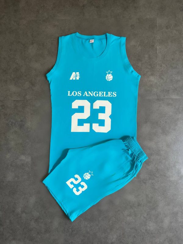 ست رکابی و شلوارک مردانه LOS ANGELES 23
