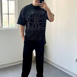 تیشرت دو نخ پنبه Balenciaga