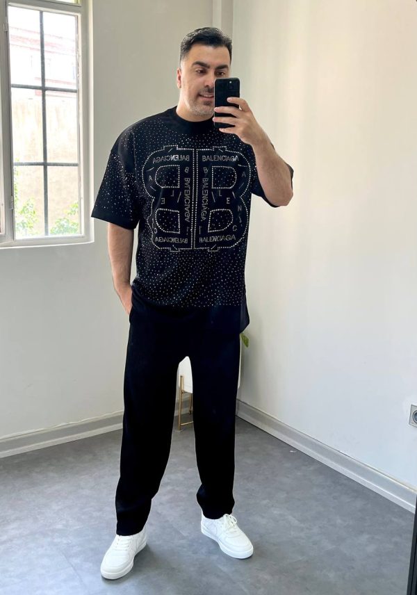 تیشرت دو نخ پنبه Balenciaga