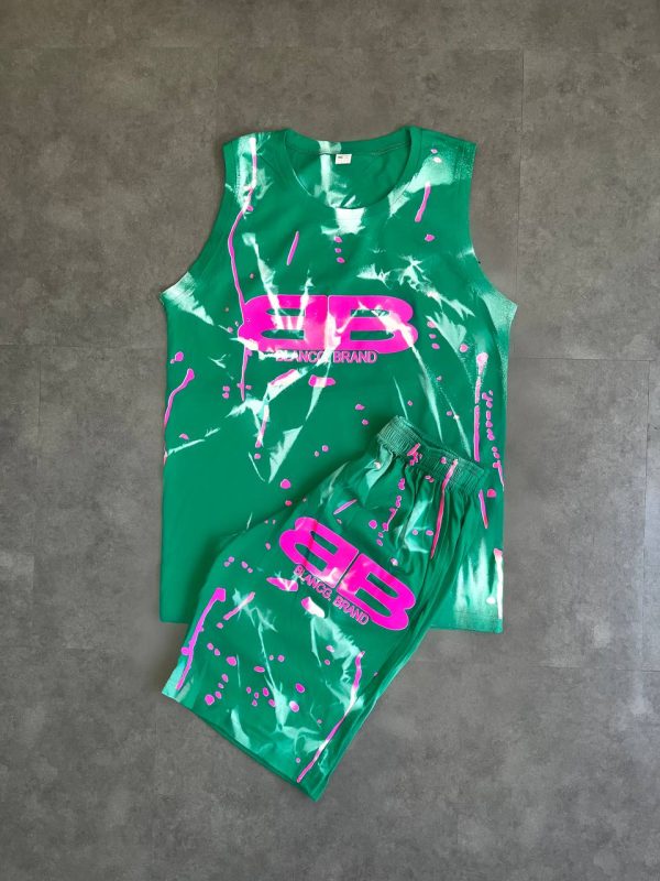 ست رکابی و شلوارک مردانه Balenciaga