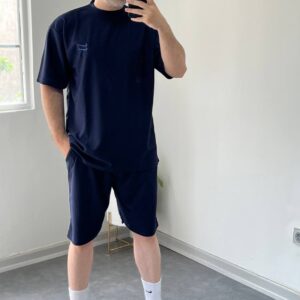 ست تیشرت و شلوارک بیسکویتی نایک