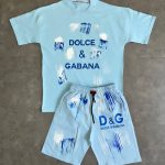 ست تیشرت و شلوارک مردانه D&G