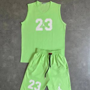 ست رکابی شلوارک پنبه JORDAN 23