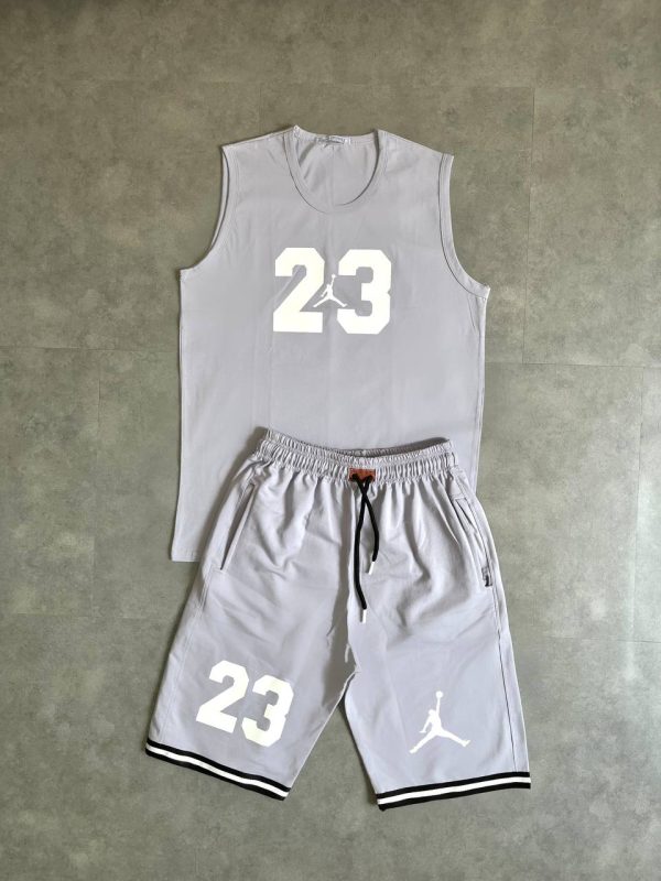 ست رکابی شلوارک پنبه JORDAN 23