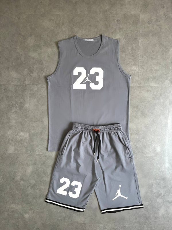 ست رکابی شلوارک پنبه JORDAN 23