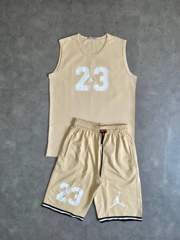 ست رکابی شلوارک پنبه JORDAN 23