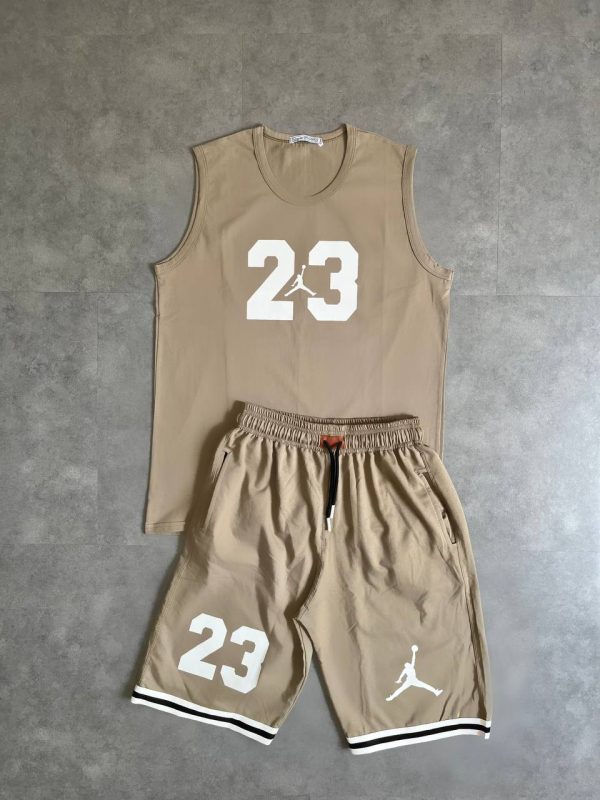 ست رکابی شلوارک پنبه JORDAN 23