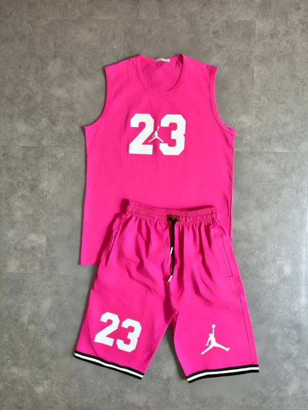 ست رکابی شلوارک پنبه JORDAN 23