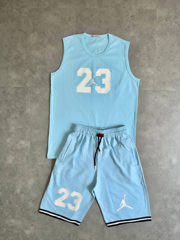 ست رکابی شلوارک پنبه JORDAN 23