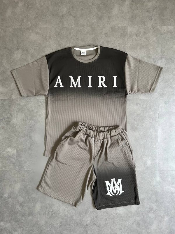 ست تیشرت و شلوارک کبریتی AMIRI