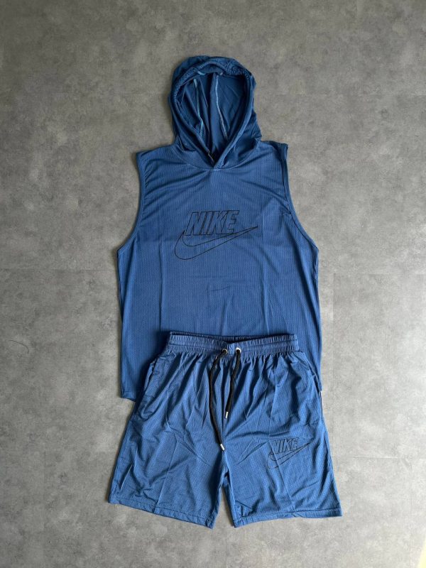 ست رکابی و شلوارک کلاه دار NIKE