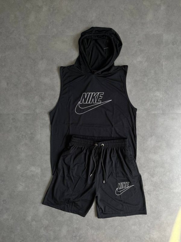 ست رکابی و شلوارک کلاه دار NIKE