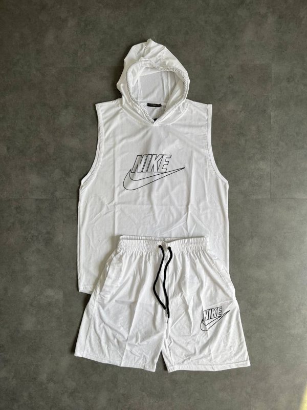 ست رکابی و شلوارک کلاه دار NIKE