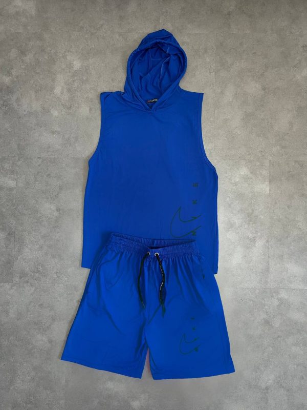 ست رکابی و شلوارک کلاه دار NIKE