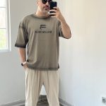 تیشرت پارچه بیسکویتی Balenciaga