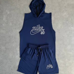 رکابی شلوارک کلاه دار سوزنی Nike SB