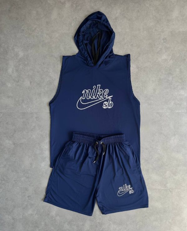 رکابی شلوارک کلاه دار سوزنی Nike SB