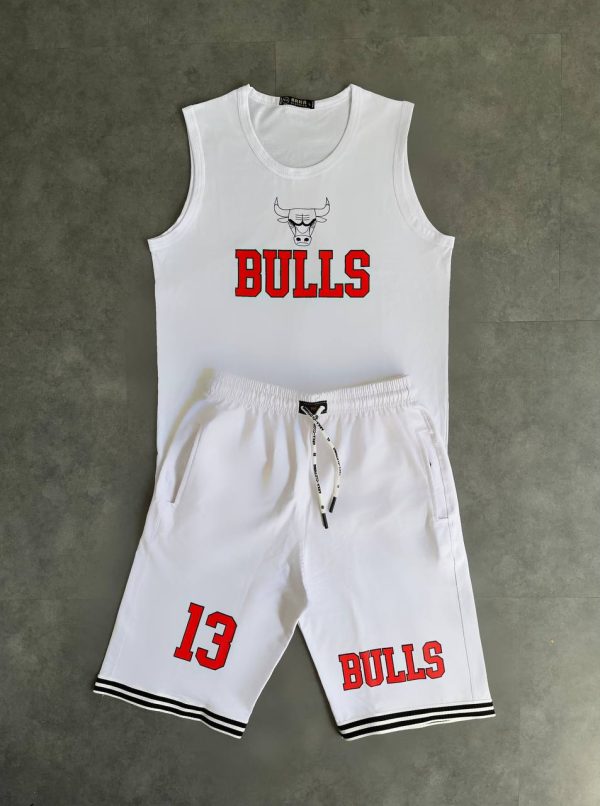 ست رکابی و شلوارک پنبه Bulls