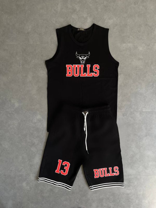ست رکابی و شلوارک پنبه Bulls