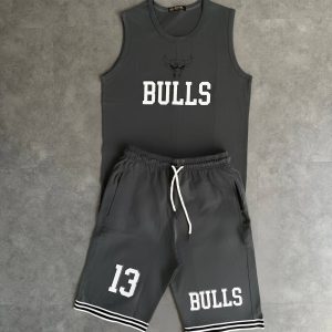 ست رکابی و شلوارک پنبه Bulls