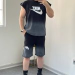 ست پنبه وست و شلوارک NIKE