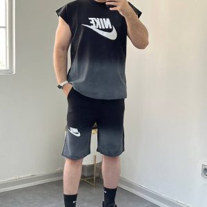 ست پنبه وست و شلوارک NIKE