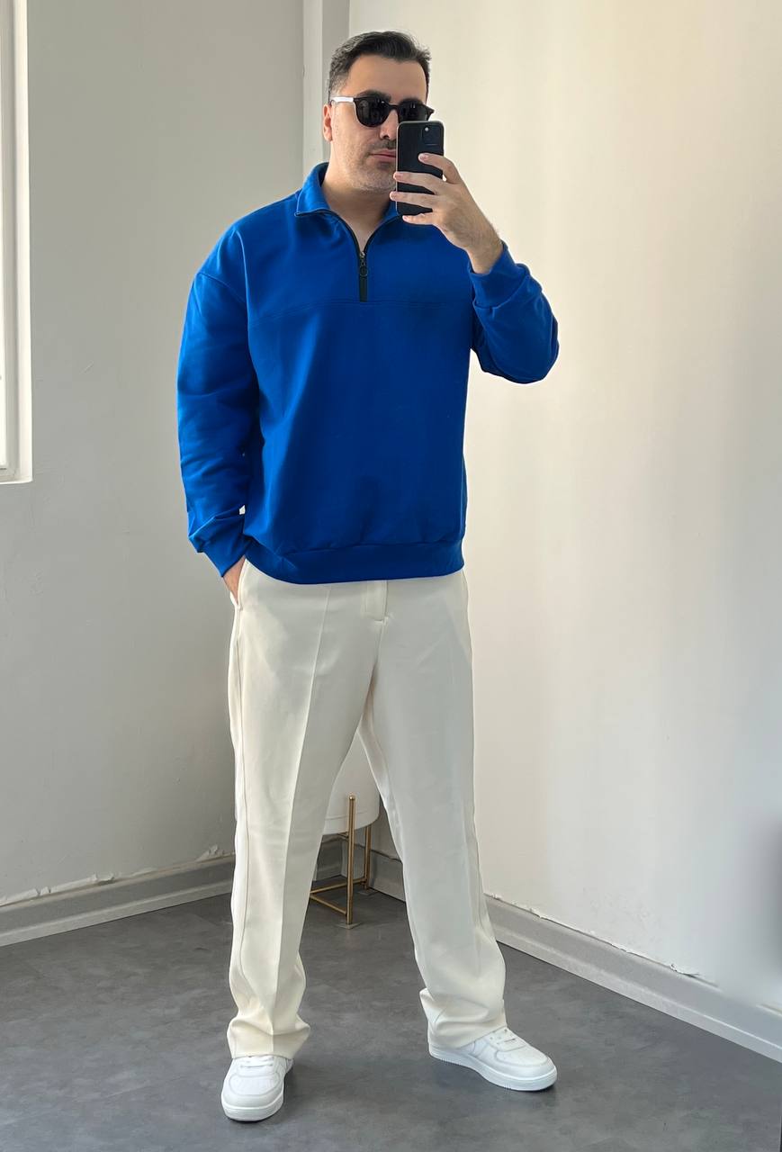 ست نیم زیپ پنبه سه نخ