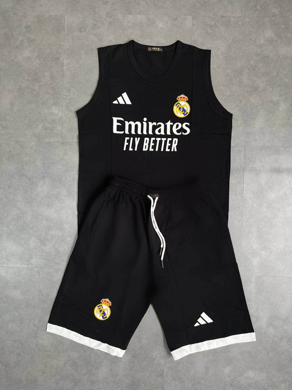 ست رکابی و شلوارک مردانه Real Madrid