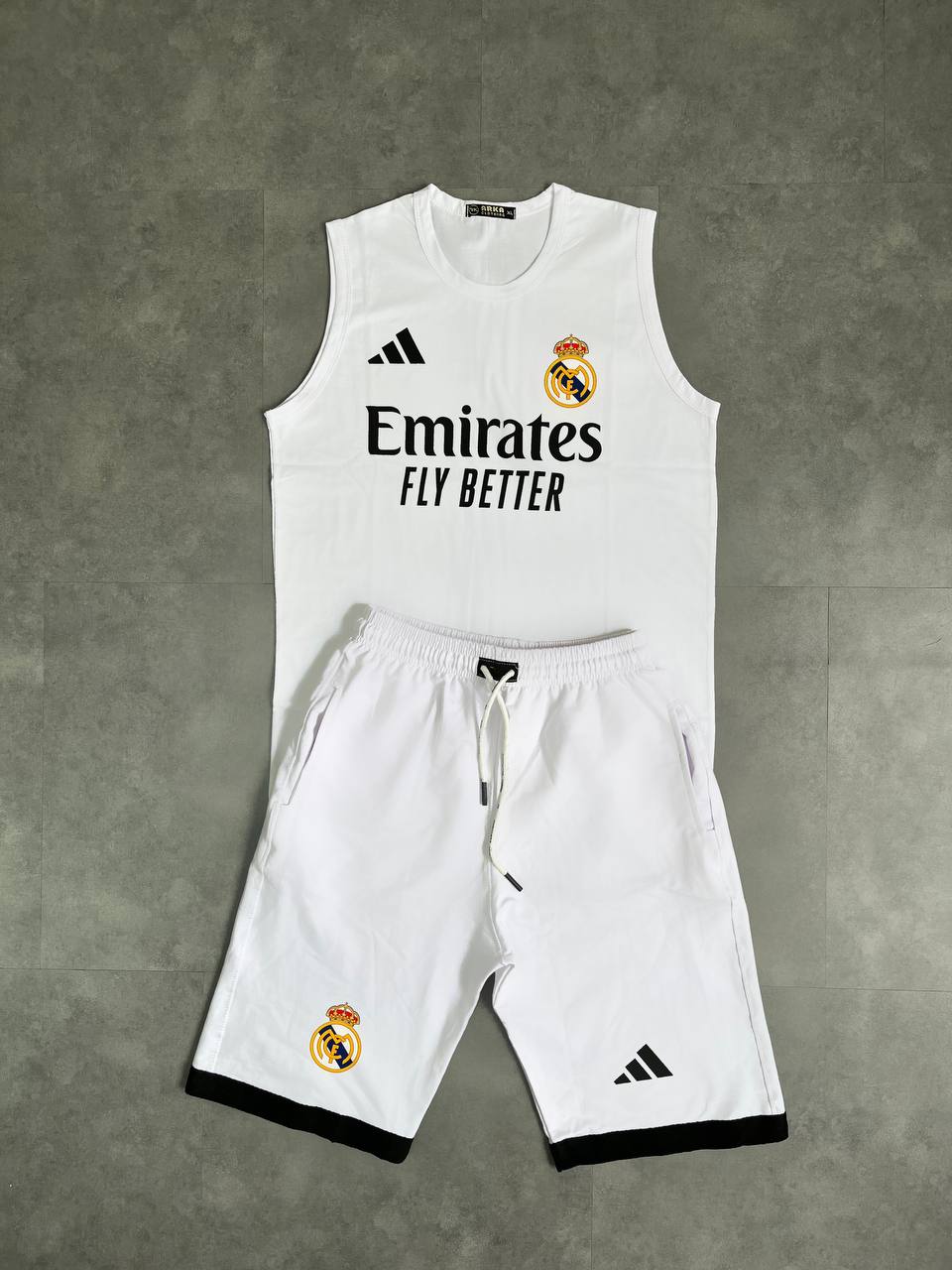 ست رکابی و شلوارک مردانه Real Madrid