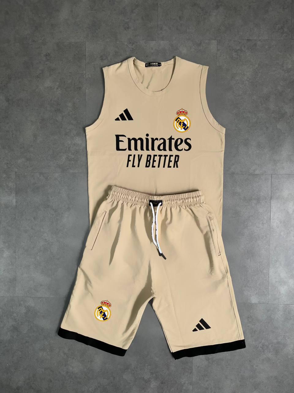 ست رکابی و شلوارک مردانه Real Madrid