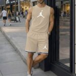 ست رکابی و شلوارک پنبه مردانه Jordan