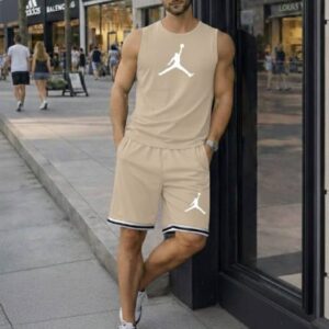 ست رکابی و شلوارک پنبه مردانه Jordan