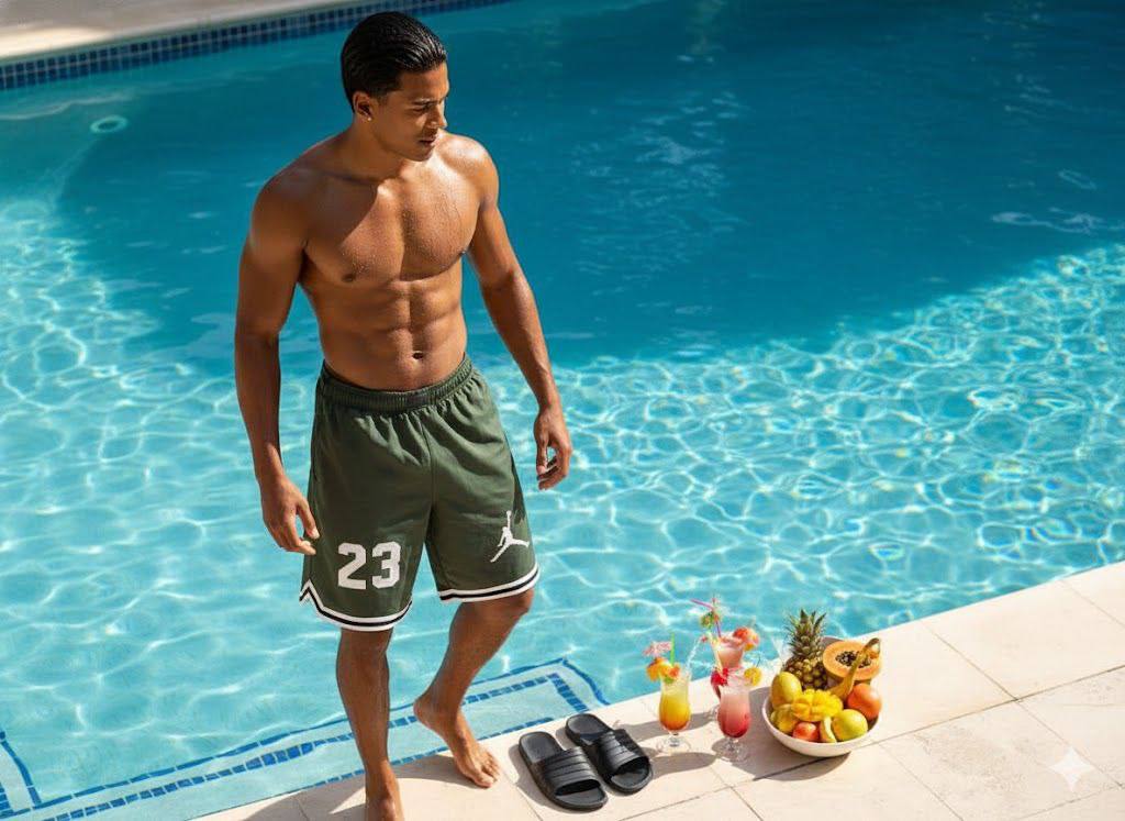 شلوارک پنبه Jordan 23