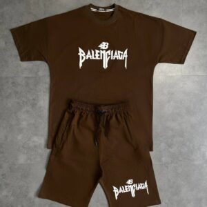 ست تیشرت و شلوارک بالنسیاگا AT